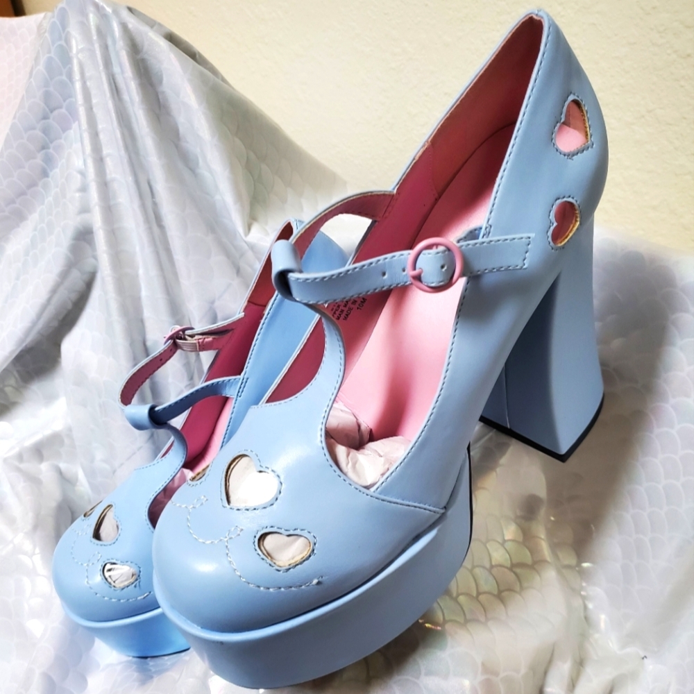Sold Out Rare NWOB Sugar Thrillz Dreaming of Love Maryjanes 10M